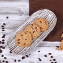 Elite Global Solutions Oval Plastic Dinner Plate - 11" x 5 1/4", Stardust White (B396110-SDW) thumbnail 6