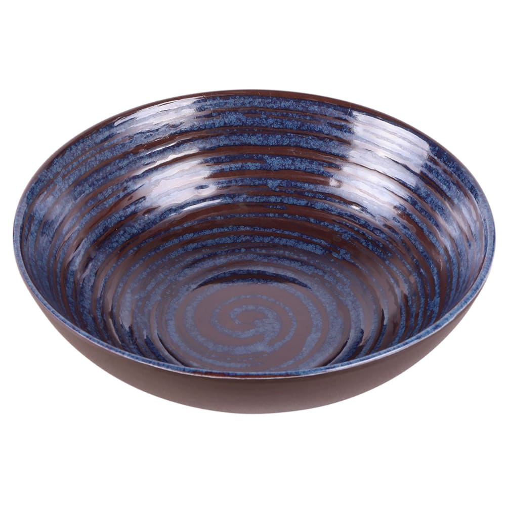 Elite Global Solutions 40 oz Round Plastic Bowl, Stardust Blue (B400082-SDB)