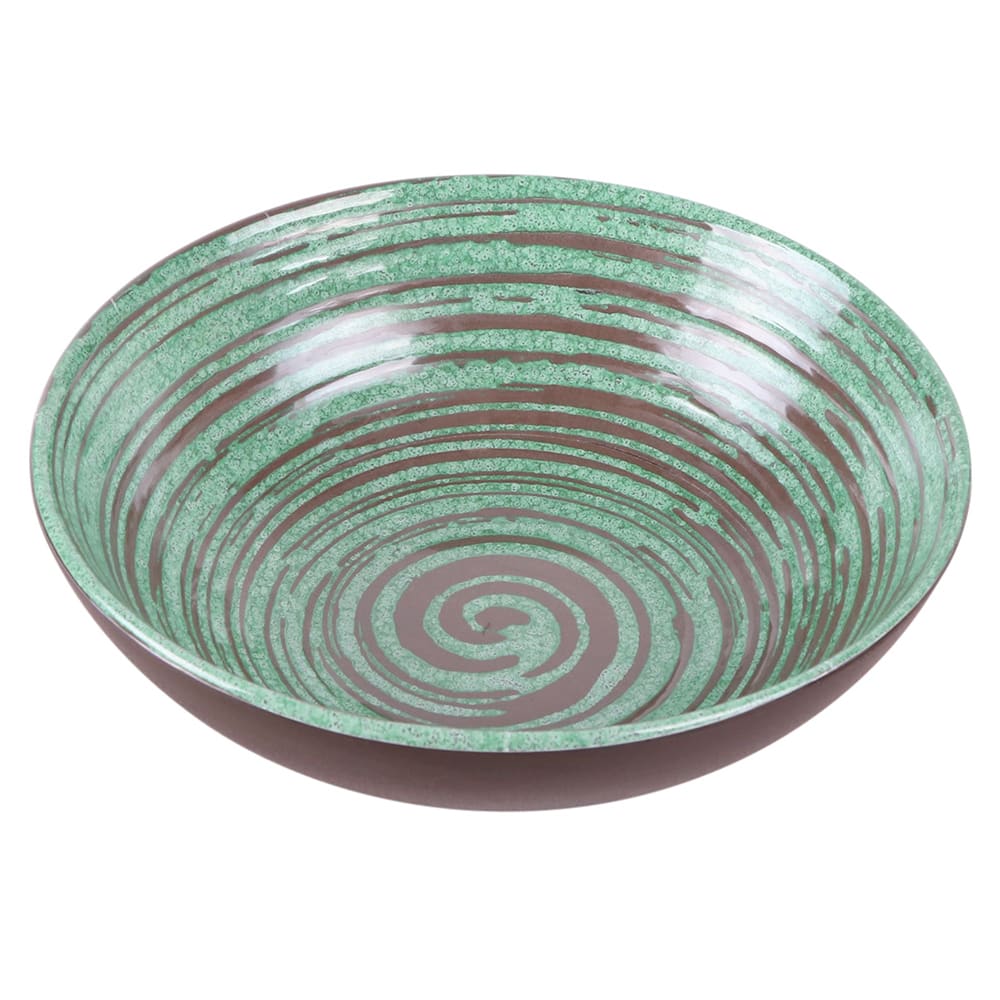 Elite Global Solutions 40 oz Round Plastic Bowl, Stardust Green (B400082-SDG)