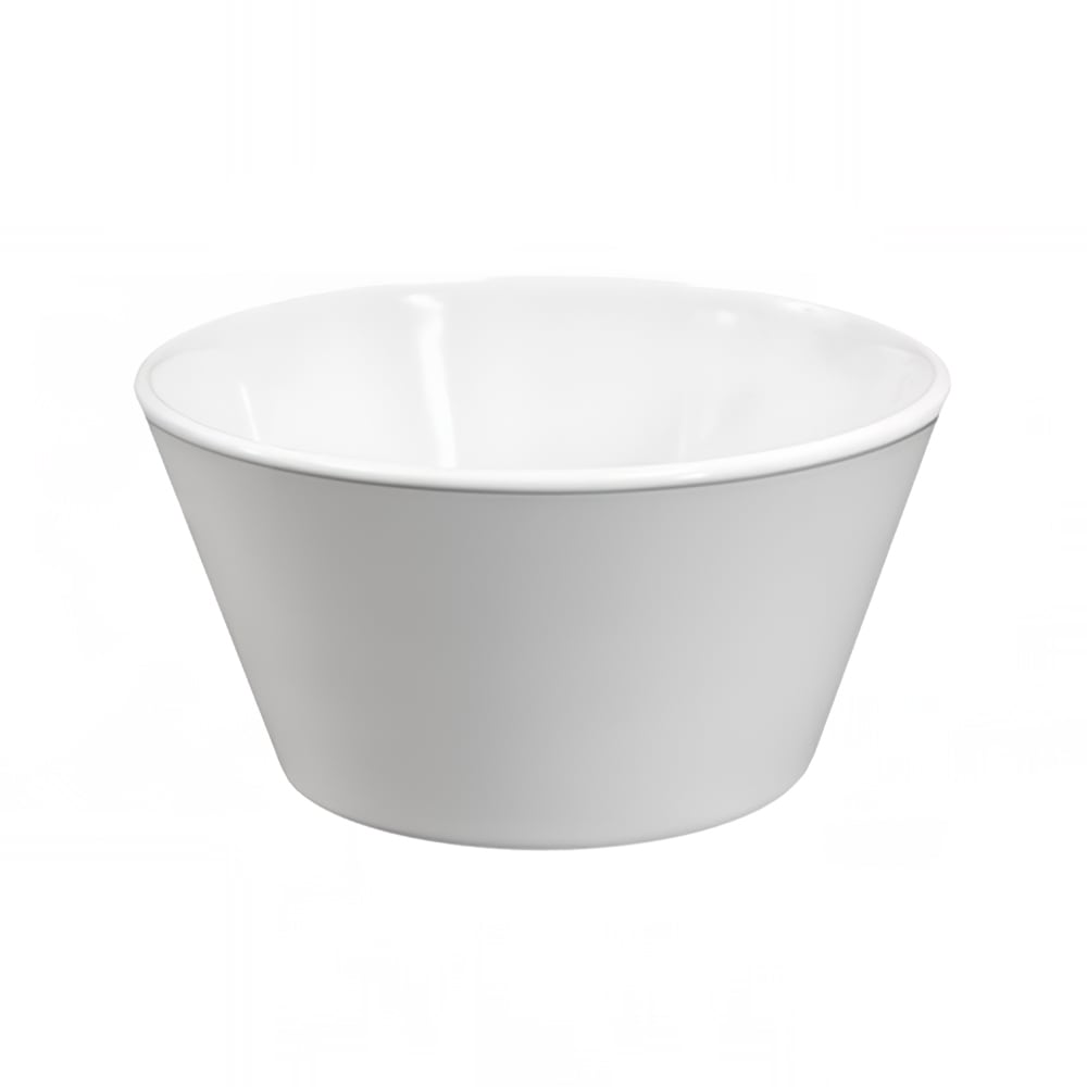 Elite Global Solutions 8 oz Round Bouillon Cup - Melamine, White (B4214-W)