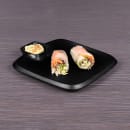 Elite Global Solutions 9" Square Chip & Dip Plate - Melamine, Black (B428090-B) thumbnail 6