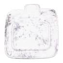 Elite Global Solutions 9" Square Chip & Dip Plate - Melamine, Marble (B428090-BBM) thumbnail 4