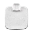 Elite Global Solutions 9" x 8" Oval Chip & Dip Plate - Melamine, Gray Marble (B428090-GYM) thumbnail 2