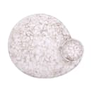 Elite Global Solutions 9 1/2" x 8" Oval Chip & Dip Plate - Melamine, Brown Marble (B429095-BRM) thumbnail 2