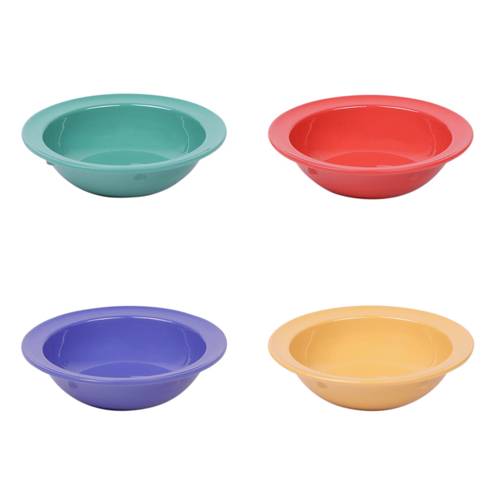 Elite Global Solutions 5 oz Round Melamine Bowl, Assorted Colors (B434B-MIX)