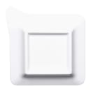 Elite Global Solutions 4 3/4" Square Melamine Plate, White (B475SQ-W) thumbnail 3