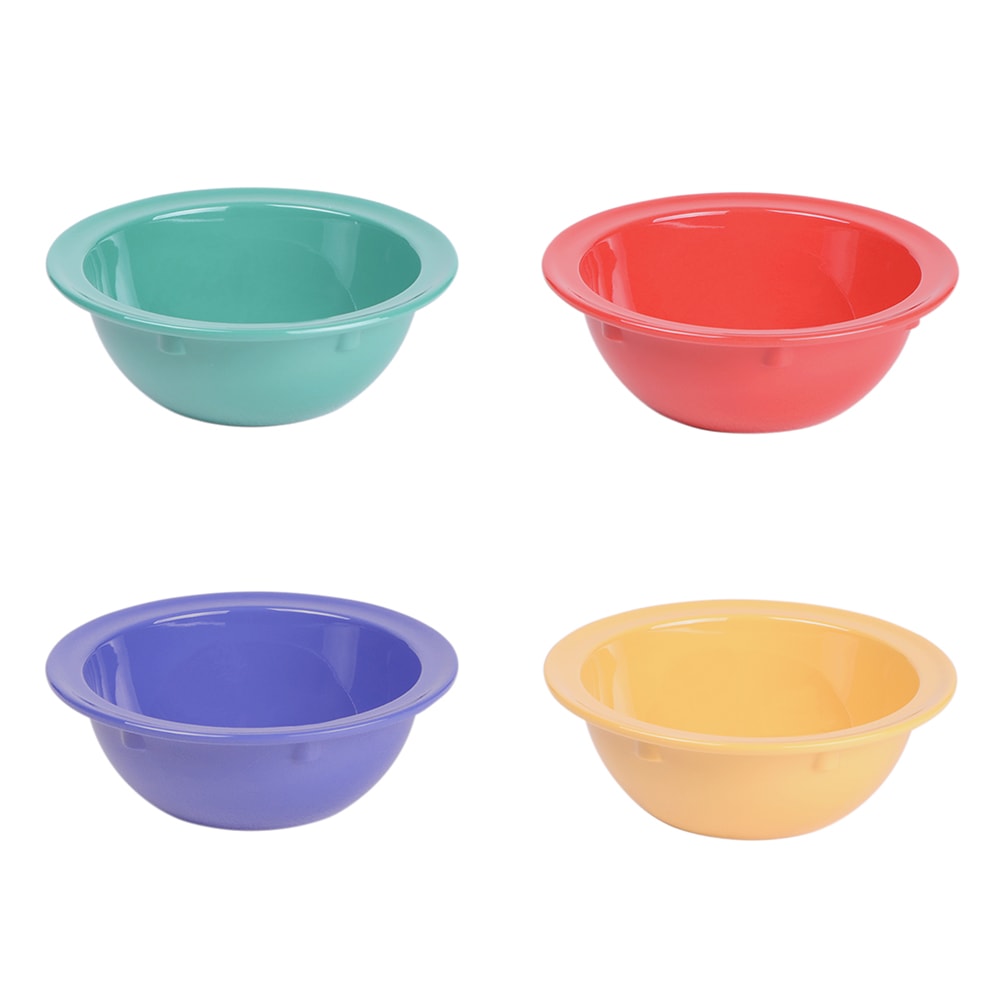 Elite Global Solutions 13 oz Round Melamine Bowl, Assorted Colors (B534B-MIX)