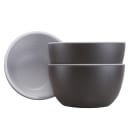 Elite Global Solutions 22 oz Round Melamine Bowl, Chocolate/White (B55R2T-WS/CH) thumbnail 4