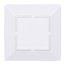 Elite Global Solutions 6" Square Melamine Dessert Plate, White (B612SQ-W) thumbnail 4
