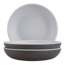 Elite Global Solutions 6 1/4" Round Melamine Dessert Plate, Chocolate/White (B625R2T-WS/CH) thumbnail 4