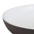Elite Global Solutions 6 1/4" Round Melamine Dessert Plate, Chocolate/White (B625R2T-WS/CH) thumbnail 5
