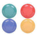 Elite Global Solutions 7 1/4" Round Rio Platter - Melamine, Assorted Colors (B714PL-MIX) thumbnail 4