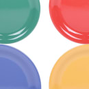 Elite Global Solutions 7 1/4" Round Rio Platter - Melamine, Assorted Colors (B714PL-MIX) thumbnail 5