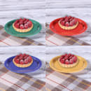 Elite Global Solutions 7 1/4" Round Rio Platter - Melamine, Assorted Colors (B714PL-MIX) thumbnail 7