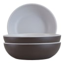 Elite Global Solutions 26 oz Round Melamine Bowl, Chocolate/White (B7R2T-WS/CH) thumbnail 4