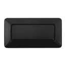Elite Global Solutions Rectangular Melamine Dinner Plate - 15" x 8", Black (B815RC-B) thumbnail 2