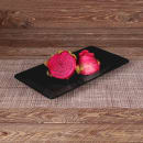 Elite Global Solutions Rectangular Melamine Dinner Plate - 15" x 8", Black (B815RC-B) thumbnail 7