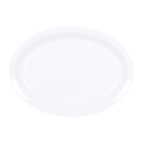 Elite Global Solutions 13 1/4" x 9 5/8" Oval Simplicity Platter - Melamine, White (B913OV-W) thumbnail 2