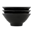 Elite Global Solutions 20 oz Round Melamine Bowl, Black (D1006RR-B) thumbnail 6