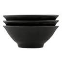 Elite Global Solutions 24 oz Round Melamine Bowl, Black (D1007RR-B) thumbnail 6