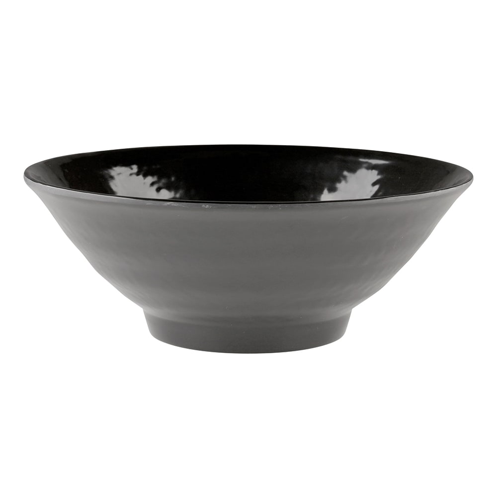 Elite Global Solutions 40 oz Round Melamine Bowl, Black (D1008RR-B)