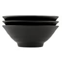 Elite Global Solutions 40 oz Round Melamine Bowl, Black (D1008RR-B) thumbnail 6