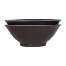 Elite Global Solutions 40 oz Round Melamine Serving Bowl, Lapis/Chocolate (D1008RR-LAP/CH) thumbnail 6
