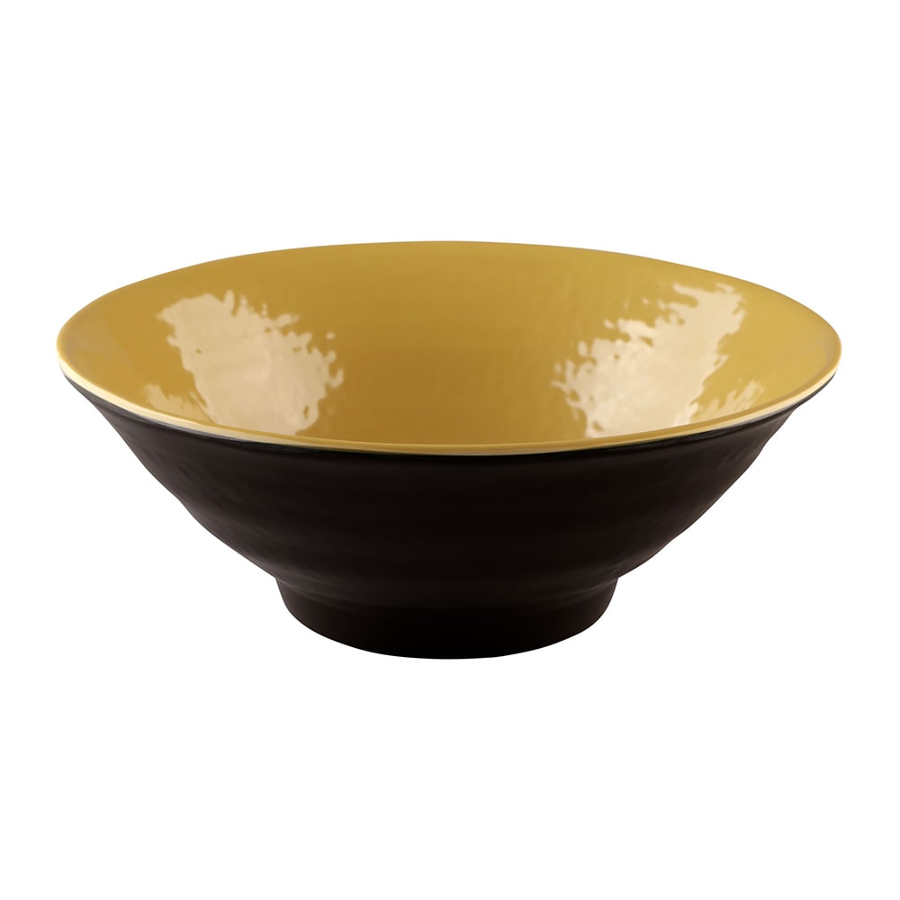 Elite Global Solutions 40 oz Round Melamine Bowl, Olive Oil (D1008RR-OO)