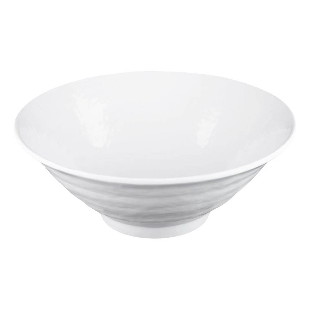 Elite Global Solutions 55 oz Round Melamine Bowl, White (D1010RR-W)