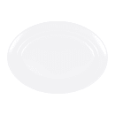 Elite Global Solutions 14 1/2" x 10 1/2" Oval Merced Platter - Melamine, White (D1014OV-W) thumbnail 2