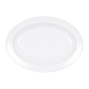 Elite Global Solutions 14 1/2" x 10 1/2" Oval Merced Platter - Melamine, White (D1014OV-W) thumbnail 4