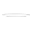Elite Global Solutions 14 1/2" x 10 1/2" Oval Merced Platter - Melamine, White (D1014OV-W) thumbnail 6