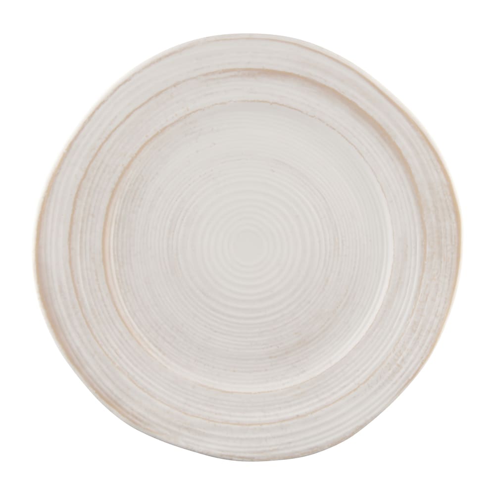 Elite Global Solutions 10" Round Melamine Dinner Plate, Off White Stone (D101ST-OWD)