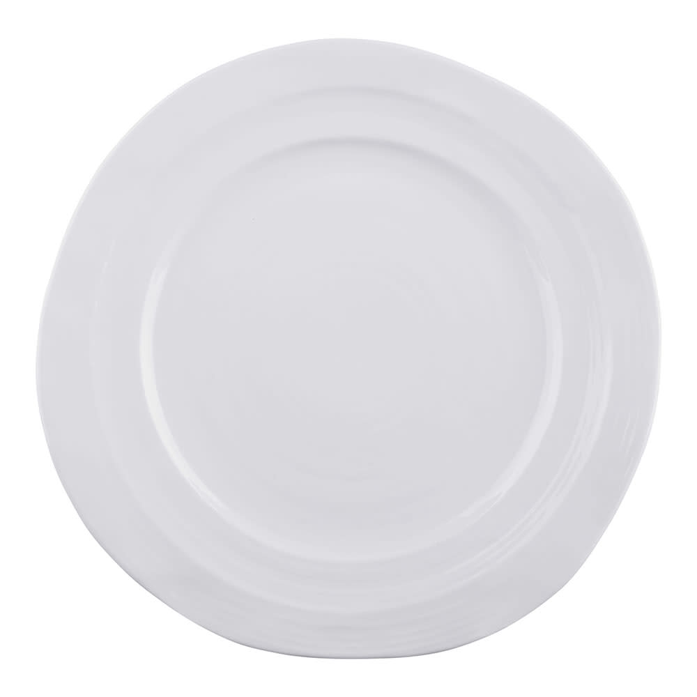 Elite Global Solutions 10" Round Melamine Dinner Plate, White (D101-W)