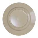 Elite Global Solutions 10 1/2" Round Melamine Dinner Plate, Vanilla (D1025M-V) thumbnail 3