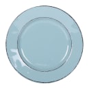 Elite Global Solutions 10 1/2" Round Melamine Dinner Plate, Cameo Blue (D1025T-CB) thumbnail 2