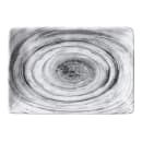 Elite Global Solutions Rectangular Melamine Dinner Plate - 10" x 6 3/4", Black (D1061RC-BD) thumbnail 2