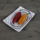 Elite Global Solutions Rectangular Melamine Dinner Plate - 10" x 6 3/4", Black (D1061RC-BD) thumbnail 6