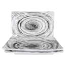 Elite Global Solutions Rectangular Melamine Dinner Plate - 10" x 6 3/4", Black (D1061RC-BD) thumbnail 7