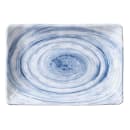 Elite Global Solutions Rectangular Melamine Dinner Plate - 10" x 6 3/4", Navy (D1061RC-ND) thumbnail 2