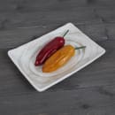 Elite Global Solutions Rectangular Melamine Dinner Plate - 10" x 6 3/4", Taupe (D1061RC-TD) thumbnail 7