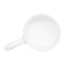 Elite Global Solutions 10 oz Round French Casserole Dish w/ Handle - Melamine, White (D10C-W) thumbnail 2