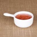 Elite Global Solutions 10 oz Round French Casserole Dish w/ Handle - Melamine, White (D10C-W) thumbnail 7