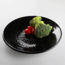 Elite Global Solutions 10" Round Melamine Dinner Plate, Black (D10RR-B) thumbnail 6