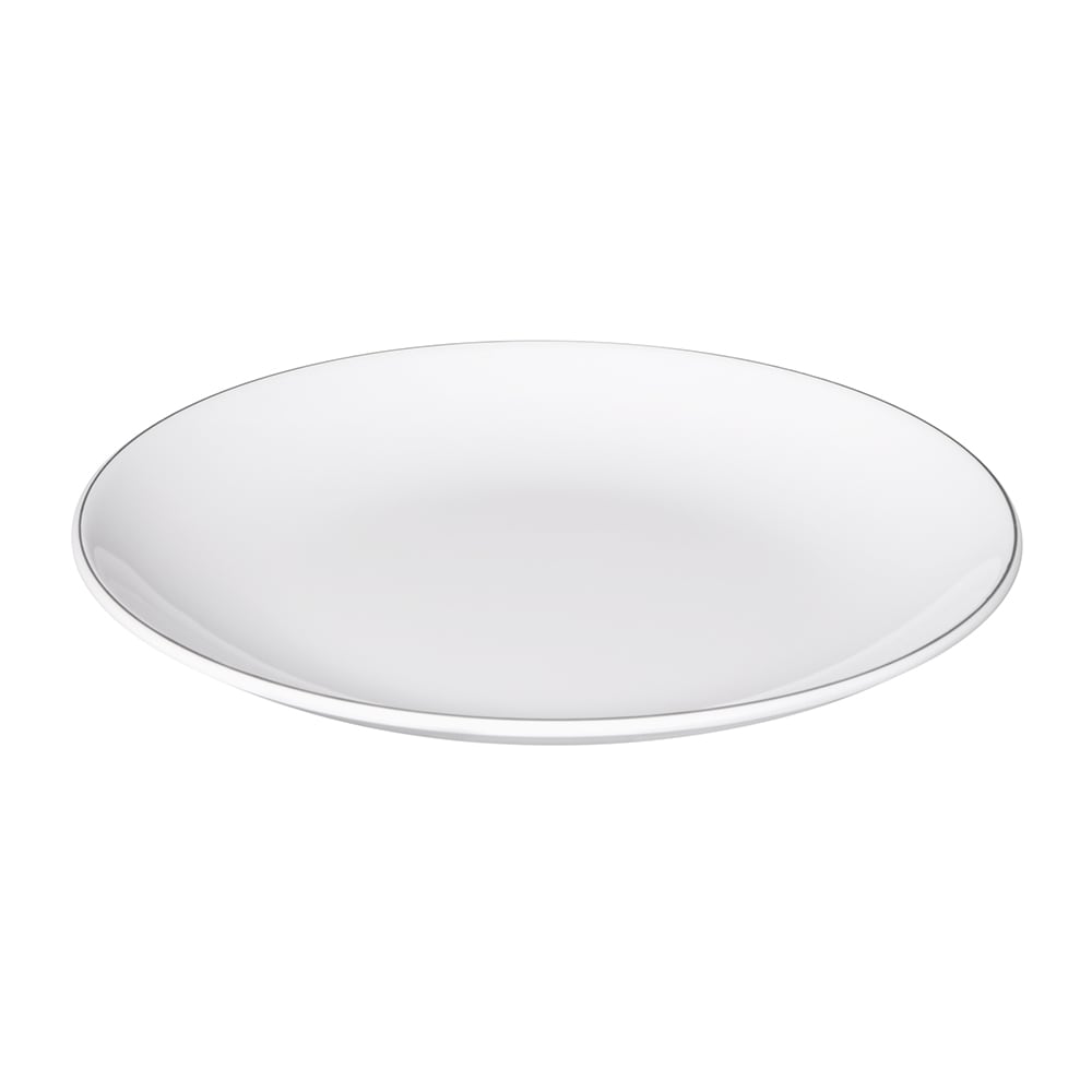 Elite Global Solutions 9" Round Melamine Dinner Plate, White (D1109L-W)