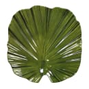 Elite Global Solutions Leaf Shaped Melamine Dinner Plate - 11" x 10", Green (D1110PL-DG) thumbnail 2