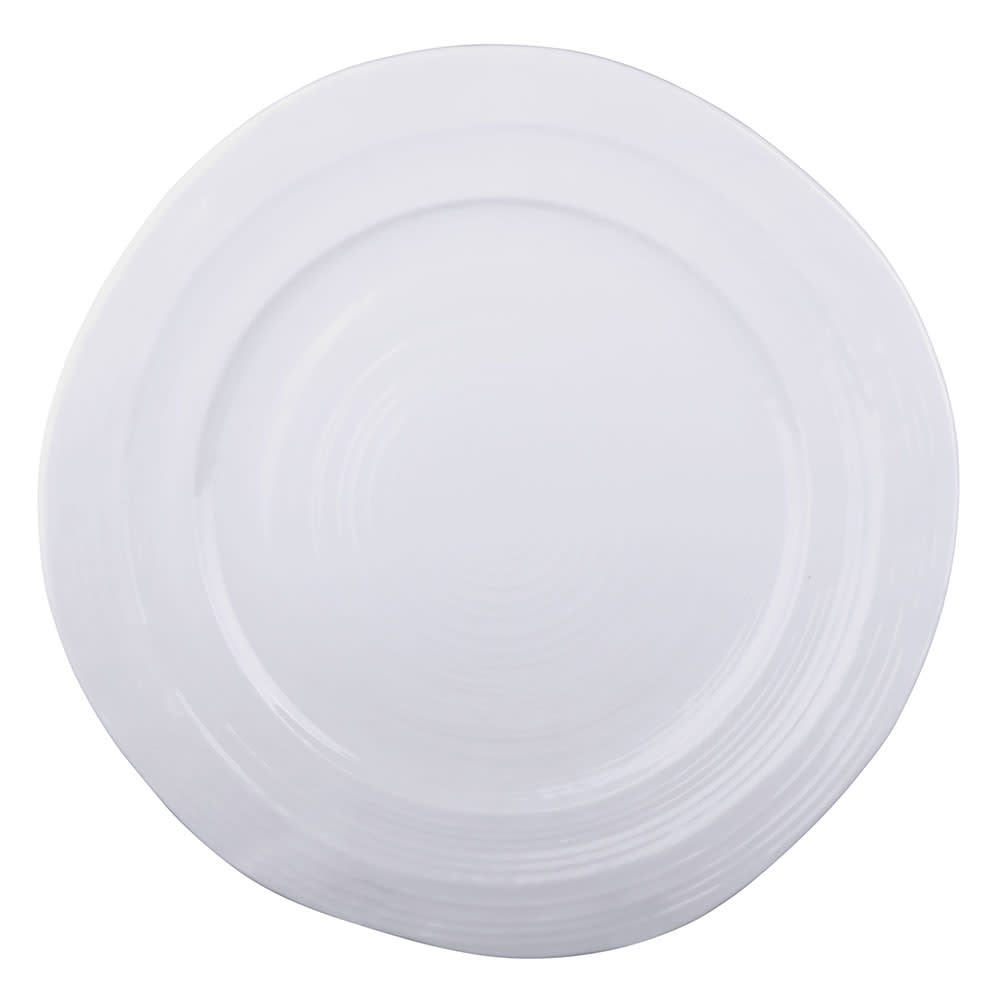 Elite Global Solutions 11 3/4" Round Melamine Dinner Plate, White (D1134-W)
