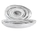 Elite Global Solutions 11 1/4" x 7 1/2" Oval Melamine Dinner Plate - Black (D1172OV-BD) thumbnail 6