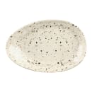 Elite Global Solutions 11 1/4" x 7 1/2" Oval Melamine Dinner Plate - Chocolate Chip (D1172OV-CC) thumbnail 2