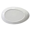 Elite Global Solutions 11 1/4" x 7 1/2" Oval Melamine Dinner Plate - Taupe (D1172OV-TD) thumbnail 5